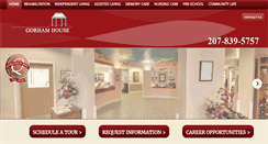 Desktop Screenshot of gorhamhouse.com
