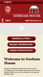 Mobile Screenshot of gorhamhouse.com